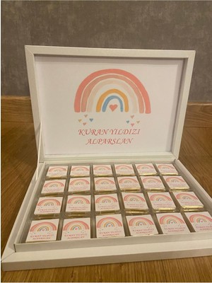 Mynil Yenidoğan Çikolatası Hoşgeldin Bebek Doğum Çikolatası 48 Adet