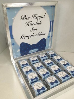 Mynil Bebek Çikolarası 72 Li ( Söz - Nişan - Bohça - Damat - Bebek ) Çikolatası