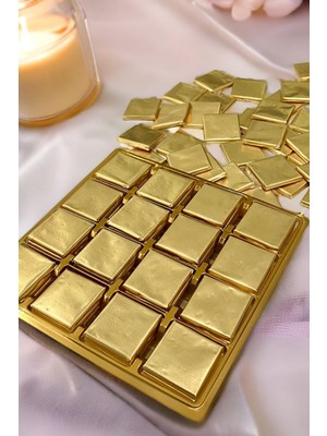 Mynil Çikolata Sargılı Sütlü Madlen Altın 48 Adet Ikramlık Çikolata