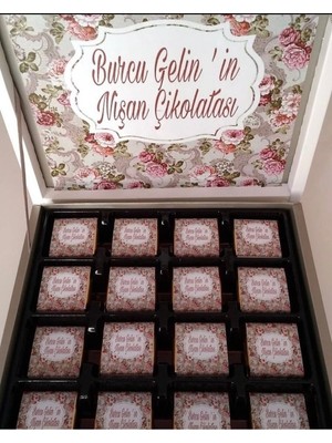 Mynil Gelin Çikolatası Nişan Çikolatası Söz Nişan Bohçası Çikolatası