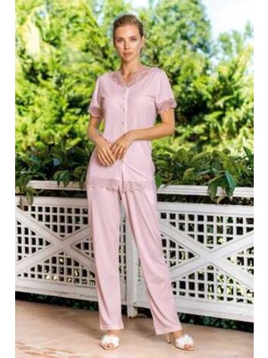 Yeni İnci Kadın Pijama Viskon 3'lü Takım