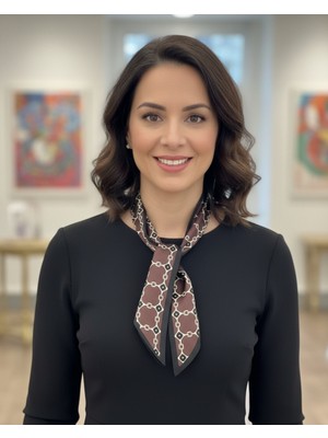 Fendy Şeritli Fular Bandana Estascarf 7,5X100CM