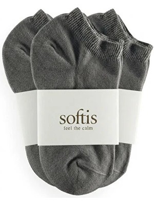 Softis Kadın Gri 3’lü Bilek Çorap