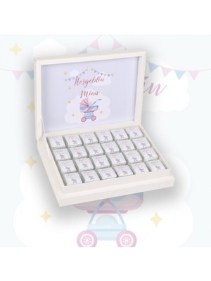 Mynil Isimli Kız Bebek Çikolatası - Atlı Karınca Temalı