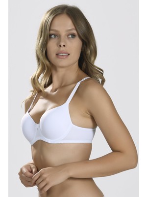 Nbb 3505 Kadın Mikro Kaplı Desteksiz Balenli Basic 1 Adet Sütyen