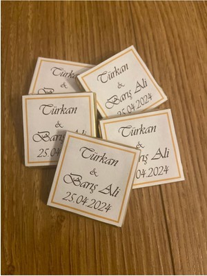 Mynil Söz Nişan Nikah Kız Isteme Isme Özel Madlen Çikolata 50 Adet