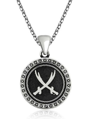 ​gümüş Zülfikar Kılıcı Desenli Kolye