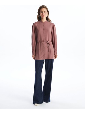 Lc Waikiki Yeni Sezon Hakim Yaka Keten Karışımlı Kadın Tunik