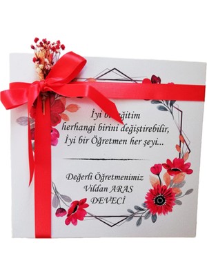 Mynil Öğretmenler Günü Madlen Çikolata Kutusu 48'li Isme Özel (Pelit Valonia)