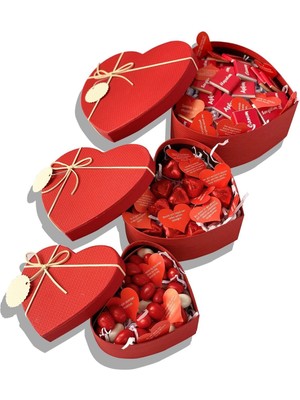 Mynil Sevgiliye Kalpli 3'lü Aşk Kulesi