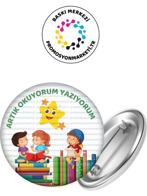 Artık Okuyorum Öğrenci Rozet 5 Adet