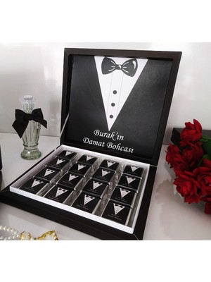 Mynil Damat Bohça Çikolatası 32'li Damat Bohçası Çikolatası, Söz Nişan Çikolatası