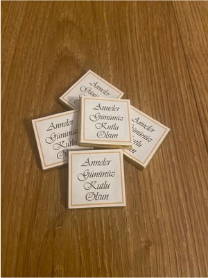 Mynil Anneler Günü Kutlu Olsun Anneme Canım Anneme 50 Adet Madlen Çikolata