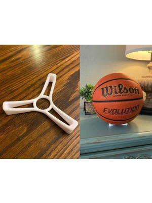 Sora Design Dekoratif Basketbol Topu Sergileme Standı Masaüstü Raf Tutucu
