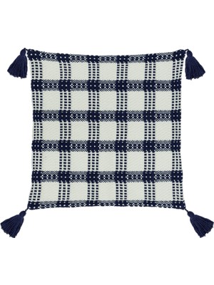 Molinella 4’lü Püsküllü Kırlent Kılıf Seti 45×45 cm – Modern & Şık Ev Dekoru