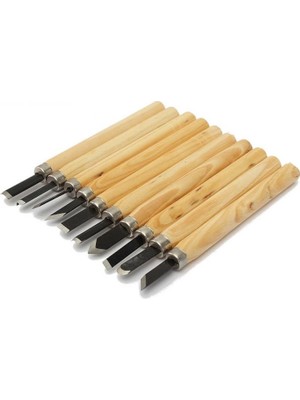 Epilons 10 Parça Ahşap Heykel Torna Keski Seti Torna Başlayanlar Için Profesyonel Oyma Seti