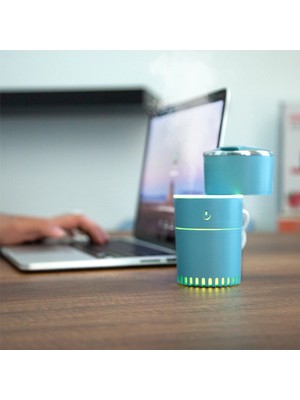 Epilons Lattice Ortam Nemlendirme ve Dezenfektan Buhar Makinesi (Mavi) USB