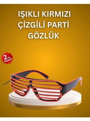 Teknodayım Kutlama ve Etkinliklere Özel LED Işıklı Gözlük