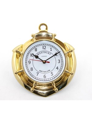 Epilons Pirinç Çapalı Duvar Saati