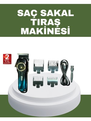 Epilons Güçlü Motorlu Paslanmaz Çelik Bıçaklı Saç Kesim Makinesi
