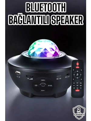 Epilons Yıldızlı Gökyüzü Projektörü Uzaktan Kumandalı Çocuklara Özel Şarjlı