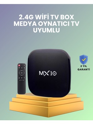 2 GB Ram 8 GB Hafıza 4K Video Destekli Android Medya Cihazı