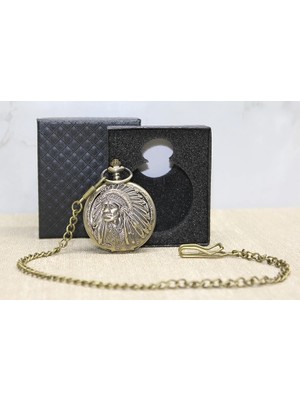 Epilons Özel Kutulu Kızılderili Köstekli Saat ALK4683