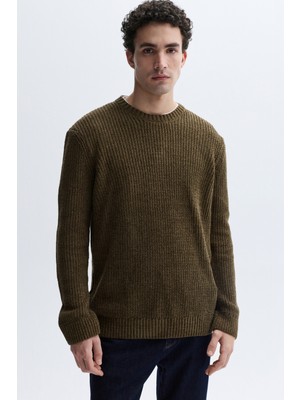 Bisiklet Yaka Örgü Kazak