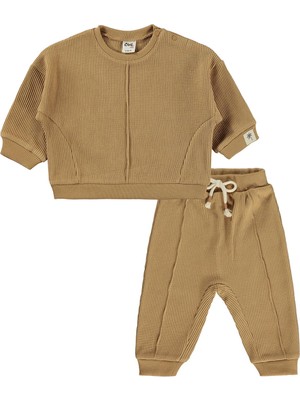 Civil Baby Etiketli 6-18 Ay Takım - Kahverengi 12-18 Ay