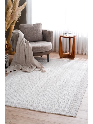 Nomad Iskandinav Halı A2418B Krem Vizon