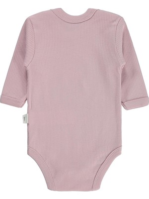 Civil Baby Unicorn Baskılı 0-3 Yaş Çıtçıtlı Badi - Pembe 6-9 Ay