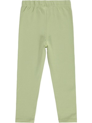 Civil Girls Basic 2-5 Yaş Tayt - Yeşil 2-3 Yaş