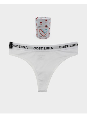 GOST LİRİA Bare Kadın String Külot Beyaz