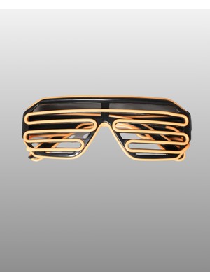 Marsilyan Parti ve Festival Için LED Işıklı Eğlence Gözlüğü