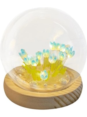 Eco Lounge LED Işıklı Lale Cam Küre