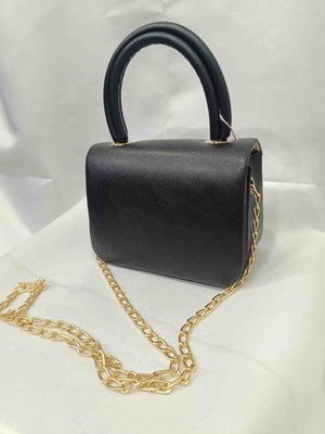 Zynp Kadın Zincir Askılı Küçük Boy El ve Omuz Çantası