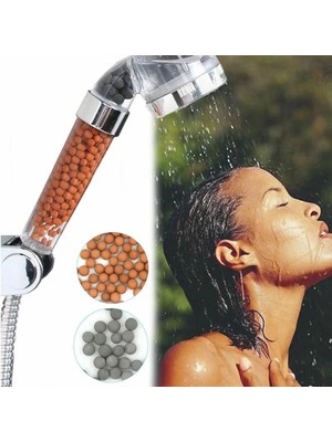 Eco Lounge Su Arıtmalı Duş Başlığı Tasarruflu Boncuklu Banyo Duş Başlığı
