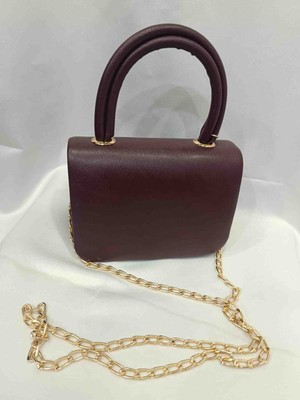 Zynp Kadın Zincir Askılı Küçük Boy El ve Omuz Çantası