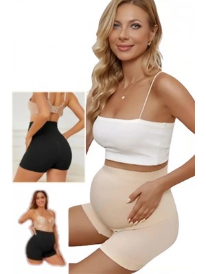 Pilelistore Hamile Şort Dikişsiz Korse Kadın 4450