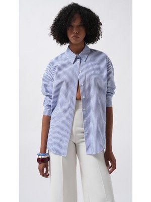 Etiler Collection Çizgili Basic Gömlek