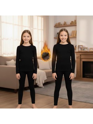 Yalçınoğlu Kids Kız Çocuk 2 Takım Termal Içlik Seti Sıcak Tutan, Kışlık - Akıllı Isı Teknolojisi: Thermal Pro Serisi