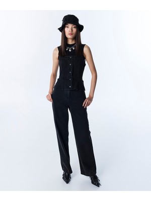 Twist ÇİFT PARÇA GÖRÜNÜM WIDE LEG TULUM TS1260014010001