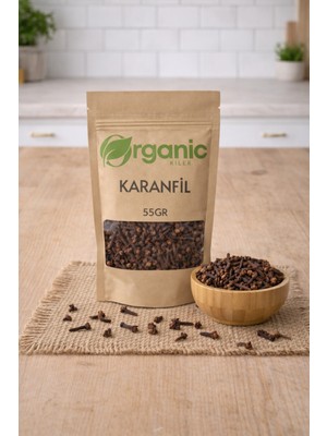 Organic Kiler Organik Tane Karanfil 55GR - Elenmiş Taze & Doğal Tane Karanfil