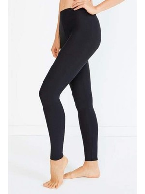 Beta Moda Hub Kadın Içi Pamuklu Termal Pijama Tayt Içlik Siyah
