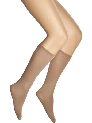 Beta Moda Hub Mikro 70 Dizaltı Kadın Çorap Bronz 38