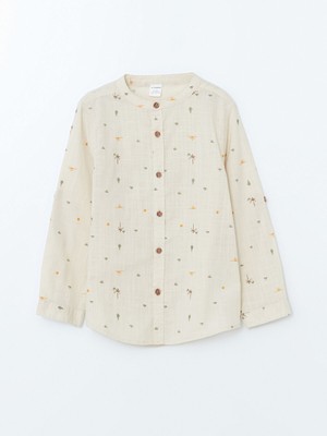 Lc Waikiki Yeni Sezon Hakim Yaka Baskılı Erkek Çocuk Gömlek