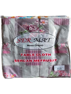 Beta Moda Hub 100X140 Sermat Masa Örtüsü Masalık Hazır Düz Kesim ROYALEKS-MH136