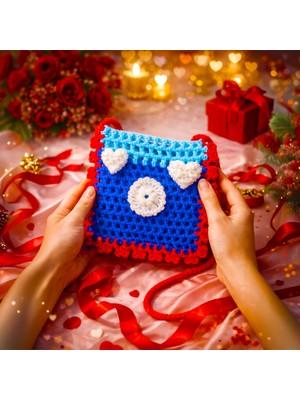 Sevsenka Private Collection - 14 Şubat Sevgililer Günü Özel Seri - Aşkın Zarafeti Kalp Motifli Ikonik Omuz Çantası