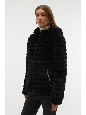 Mudo Çift Taraflı Kapüşonlu Şişme Mont