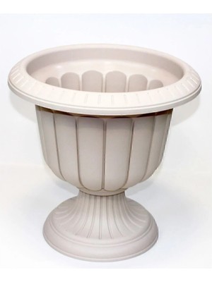 Beta Moda Hub 9,8 Litre Nergis Ayaklı Saksı Kırık Beyaz ROYALEKS-N001